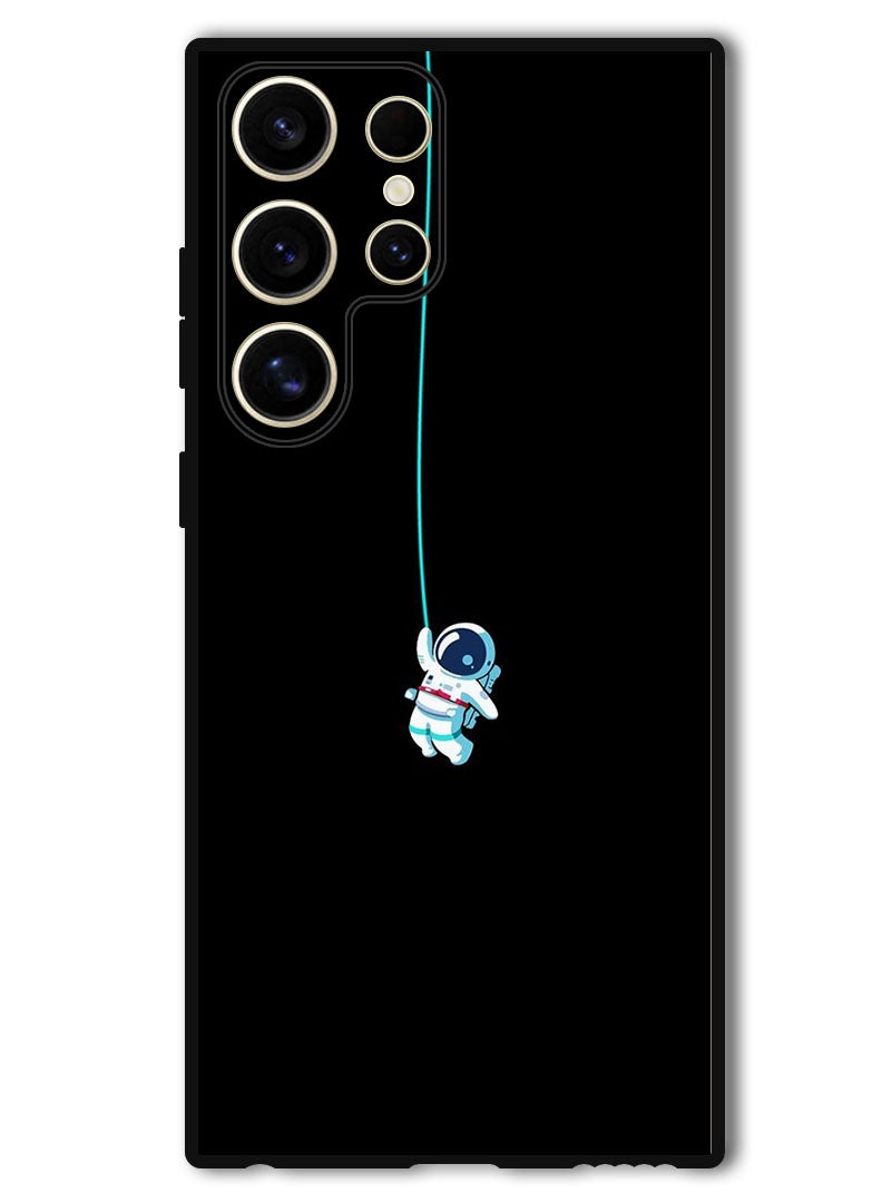 Theodor Protective Case Anti Scratch Shock Proof Bumper Cover For Samsung Galaxy S24 Ultra Astronaut hanging (2) - Image 1