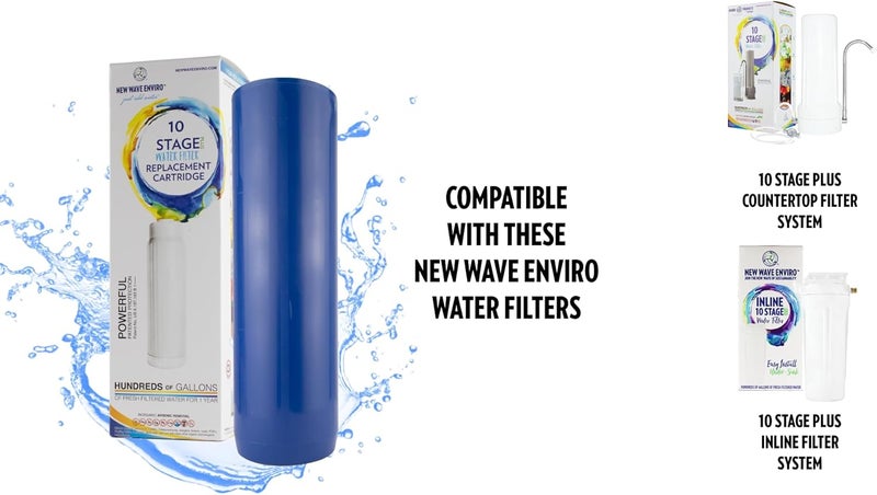 New Wave Enviro 10 Stage Plus Water Filter Replacement Cartridge - Image 2
