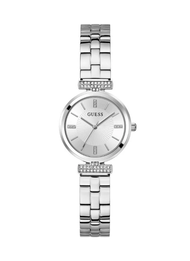 جس Array Steel Strap Analog Watch
