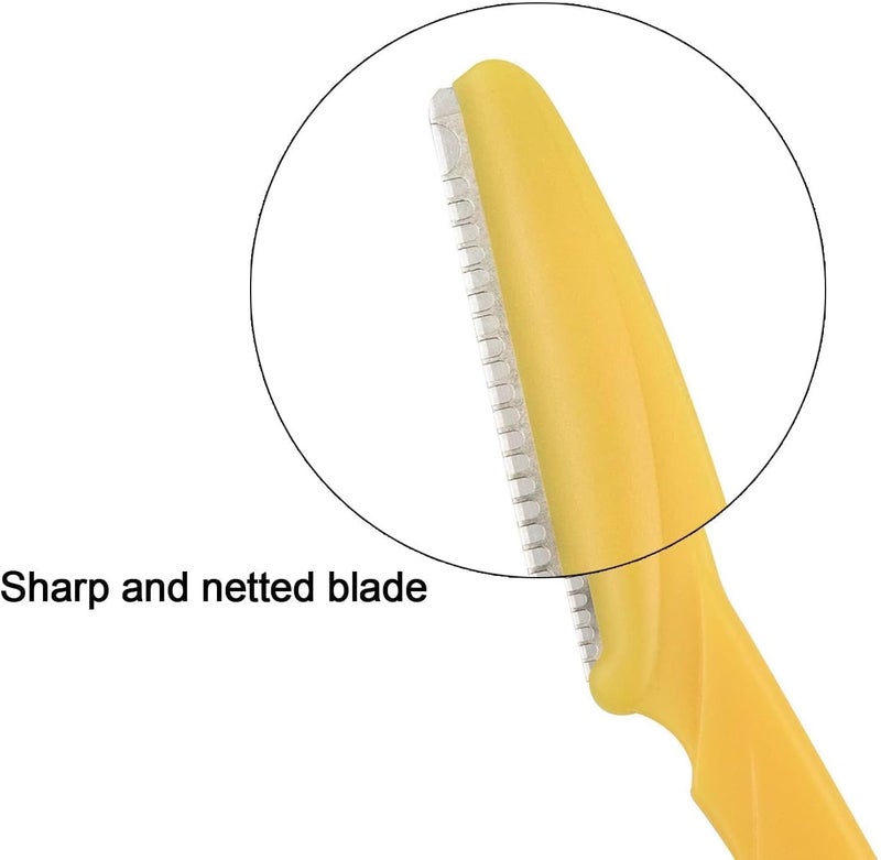 YiMinG Eyebrow Razor, 18 Pcs Shaper Facial Hair Razors Shavers Trimmers for Women and Men - Image 5