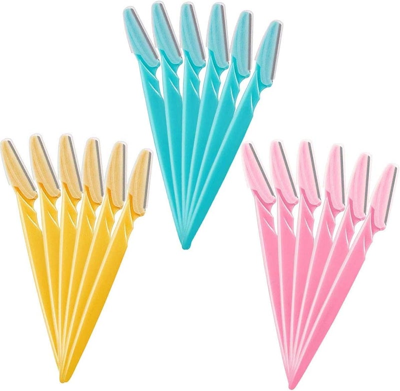 YiMinG Eyebrow Razor, 18 Pcs Shaper Facial Hair Razors Shavers Trimmers for Women and Men - Image 1
