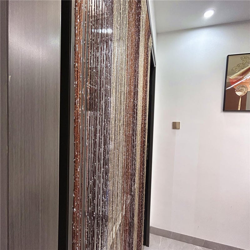 ave split ستارة حائط مزخرفة من خيوط الديكور لفصل الغرف 100سم 200سم (#018317) - Image 4