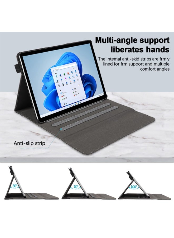 for Microsoft Surface Pro 11 Tablet Case [2024 13inch], with Stylus Holder, Lightweight Slim Business Carrying Stand Cover for Surface Pro 11 /pro 10 /pro 9 /pro 8 (Black) - Image 5