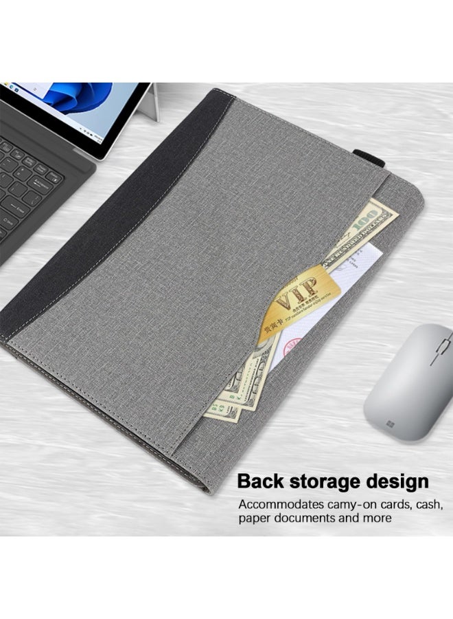 for Microsoft Surface Pro 11 Tablet Case [2024 13inch], with Stylus Holder, Lightweight Slim Business Carrying Stand Cover for Surface Pro 11 /pro 10 /pro 9 /pro 8 (Black) - Image 4