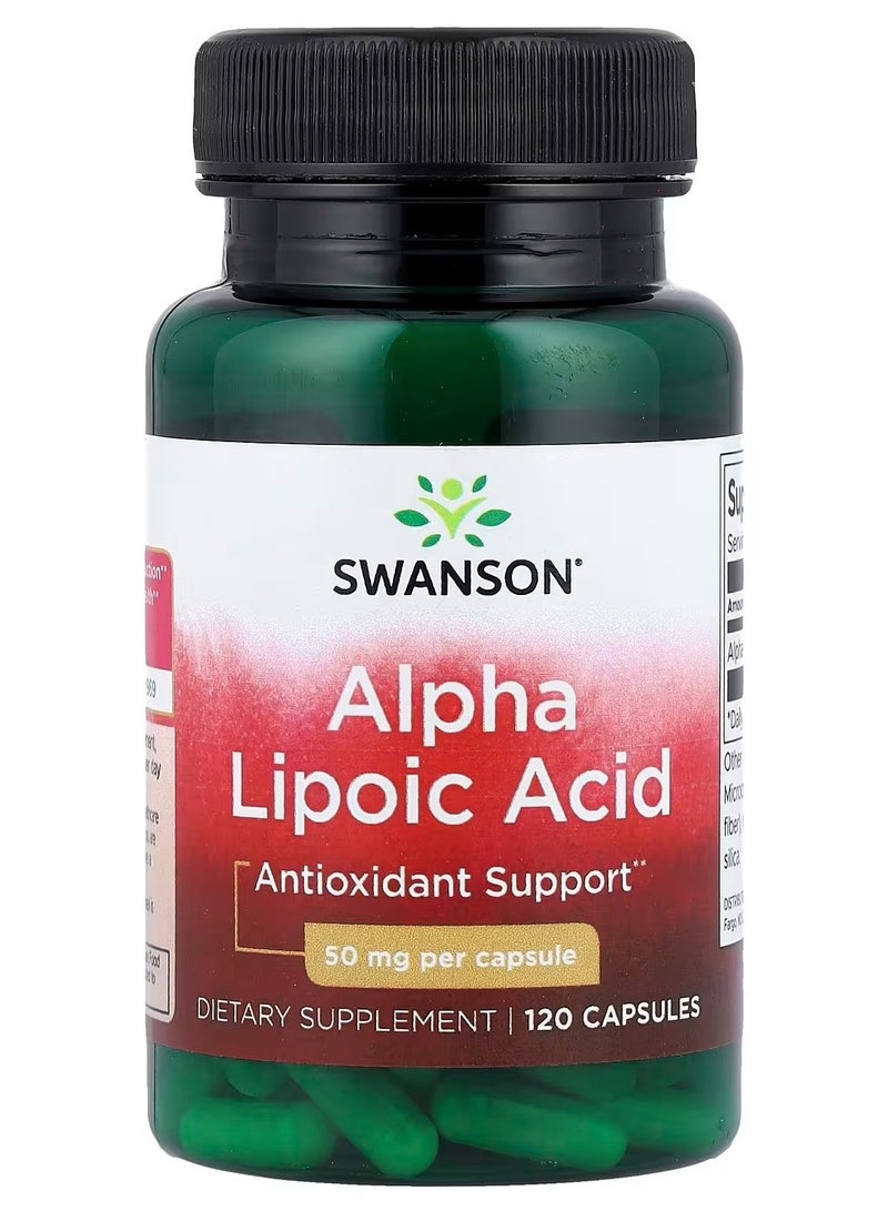 Swanson, Alpha Lipoic Acid, 50 mg, 120 Capsules