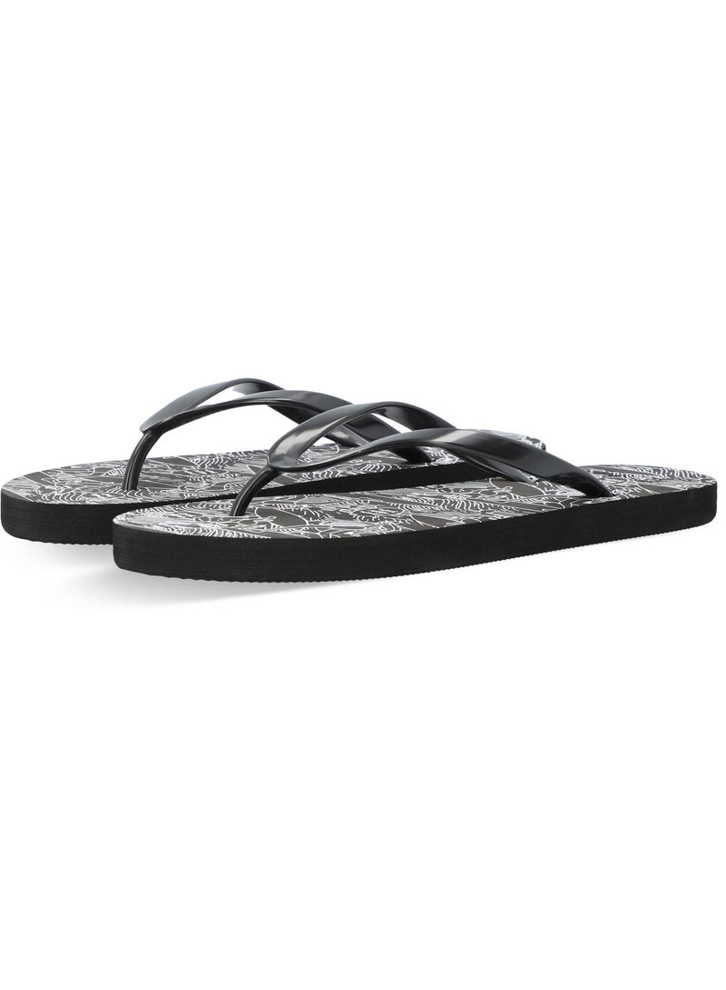 Termit Termit Women's Hawaii Flip-Flops Black/White – Comfortable & Durable, Stylish for Beach, Textured Outsole for Excellent Grip, Flexible Design  - Image 2