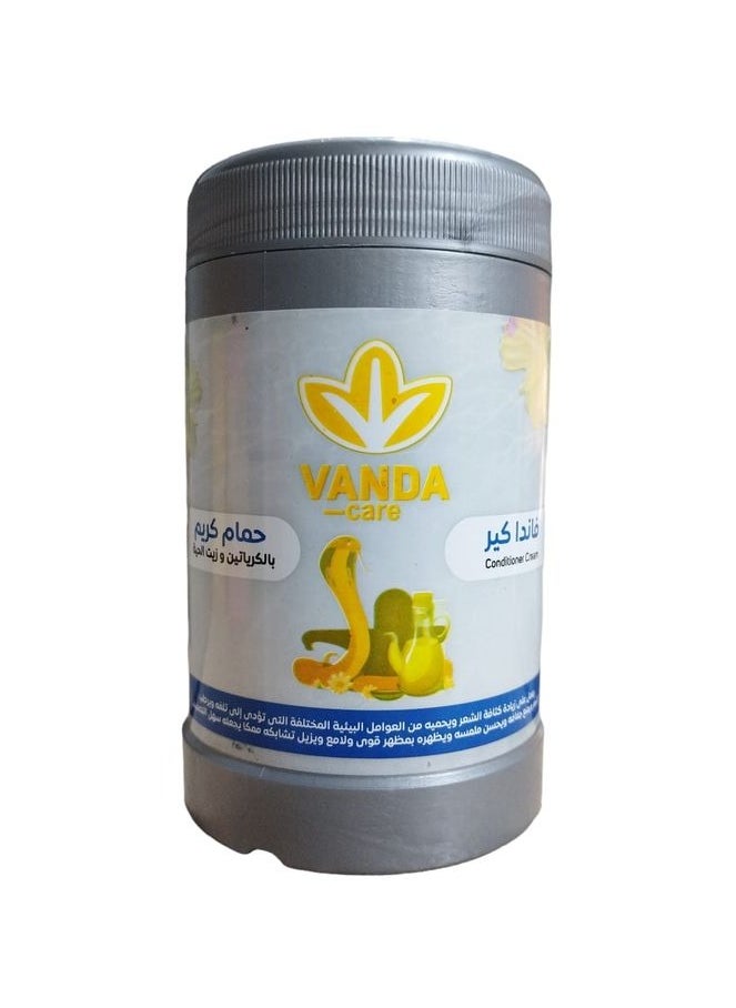 Conditioner Cream With Keratin And Snake Oil By Vanda Care - 900 GM