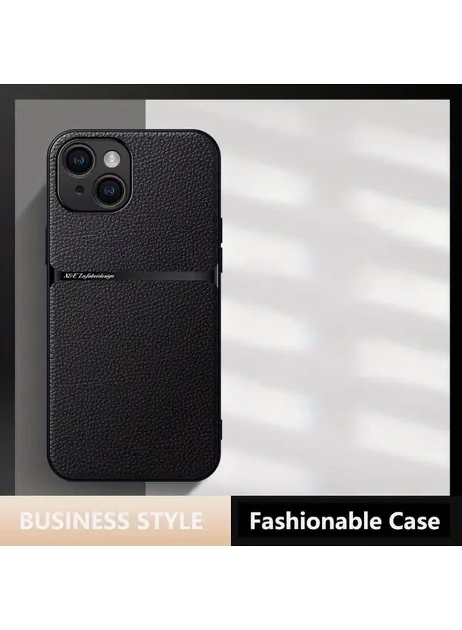 حافظة من الجلد الصناعي باللون الأزرق الداكن متوافقة مع iPhone 12 Pro Max وأيضًا مع iPhone 11 و12 و13 و14 و15 و16 Pro Max - Image 5