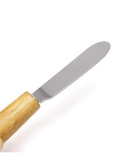 Generic 6-piece cheese knife set with wooden handle and sharp stainless steel blades  - Image 3