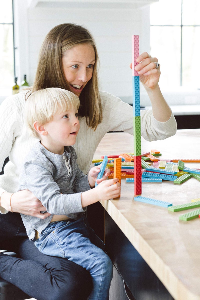 Tegu 200 Piece Perfect Blocks Building Set, Multicolor - Image 3