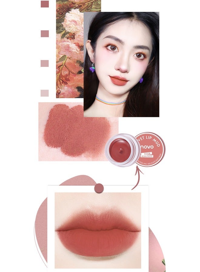 نوفو بطن الشفاه المخملي ملمع الشفاه، معجون الفاصوليا الحمراء - Image 2