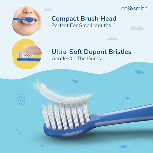 Caresmith Spark Junior Electric Sonic Toothbrush for Kids Ocean Edition | Cute Aquatic Animal Stickers for Designing your Power Toothbrush | 17000 Low Amplitude Strokes/Min Kids Sonic Toothbrush with 2 Ultra Soft Brush Heads - Image 5