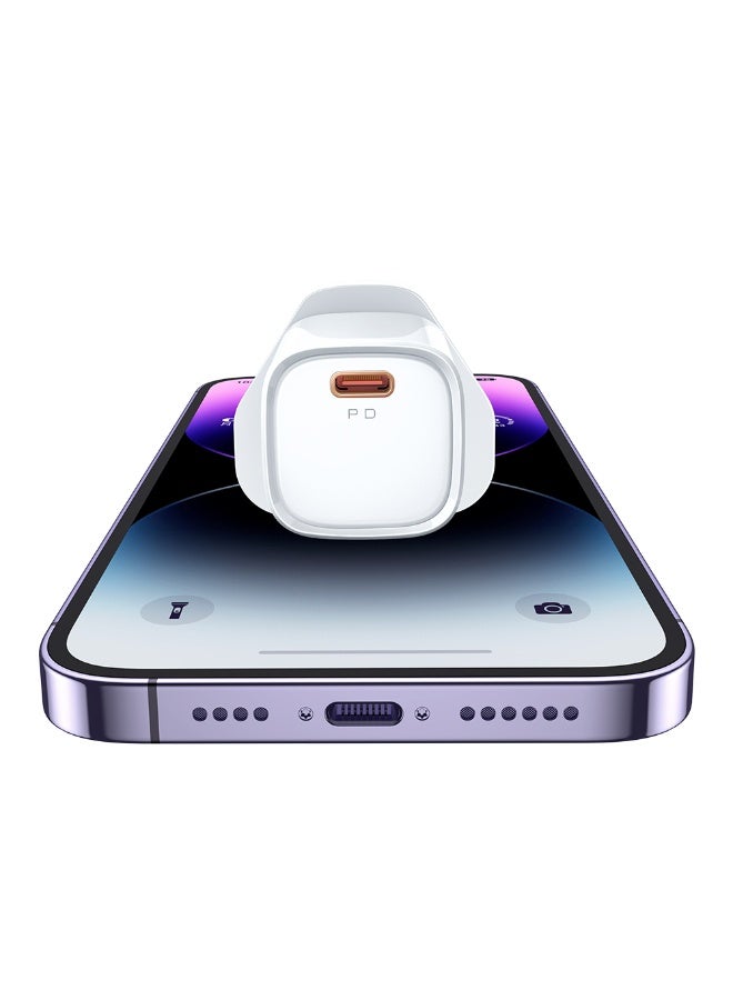 Mcdodo CH-4010 20W USB-C PD Fast Charger UK Plug White Single Port Type-C Wall Charger Adapter - Image 3