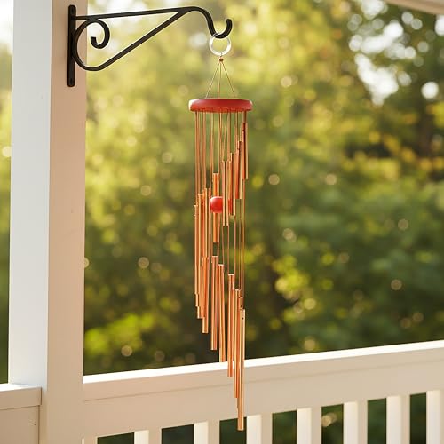 Hindcraft Wind Chimes for Bedroom, Hall, and Living Room – Home Décor Items for Positive Energy, Wall Decoration, and Housewarming Gifts | Hanging Decoration for Balcony and Room Décor, 8-Pipe - Image 1