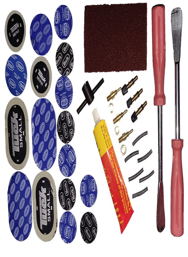 Game Zone Cycle Bicycle Burst and Puncture or Tube Swimming Tube Repairing Complete kit- 40 pcs/Components - Image 2