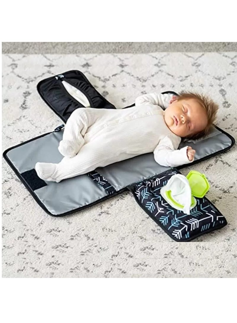 Baby Changing Pad, Portable Changing Pad for Baby Diaper Bag, Changing Table Pad, One-Handed Changing Pad, Baby Shower Gifts, Newborn Baby Supplies, Baby Supplies  - Image 1