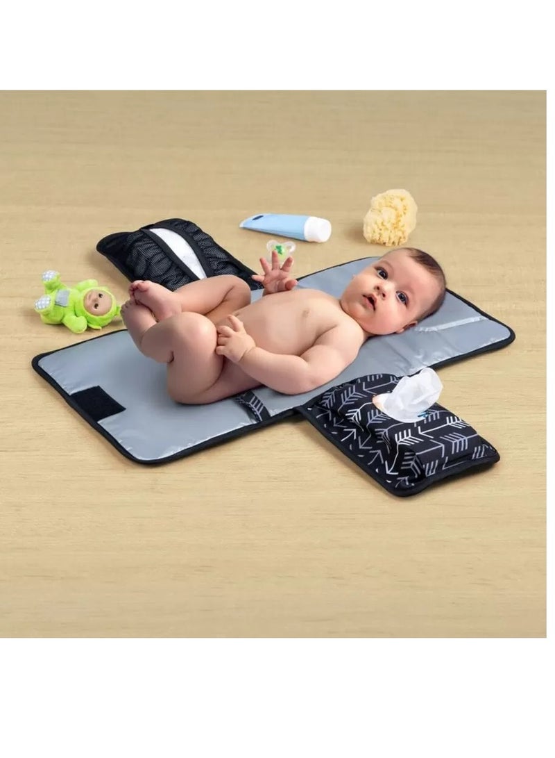 Baby Changing Pad, Portable Changing Pad for Baby Diaper Bag, Changing Table Pad, One-Handed Changing Pad, Baby Shower Gifts, Newborn Baby Supplies, Baby Supplies  - Image 2