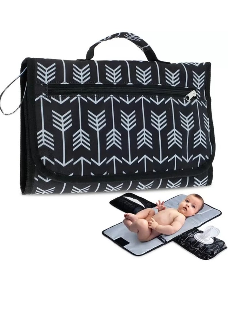 Baby Changing Pad, Portable Changing Pad for Baby Diaper Bag, Changing Table Pad, One-Handed Changing Pad, Baby Shower Gifts, Newborn Baby Supplies, Baby Supplies  - Image 4
