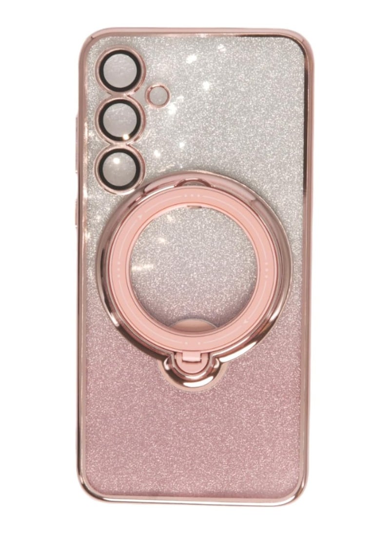 LIMITLESS Case for Samsung Galaxy A35 Compatible with Magnetic Case, Back Protector Cover Slim Fit Soft, Scratch-Resistant Phone, Magnetic Non-Yellowing, Shockproof Case, Pink Gradient  - Image 1