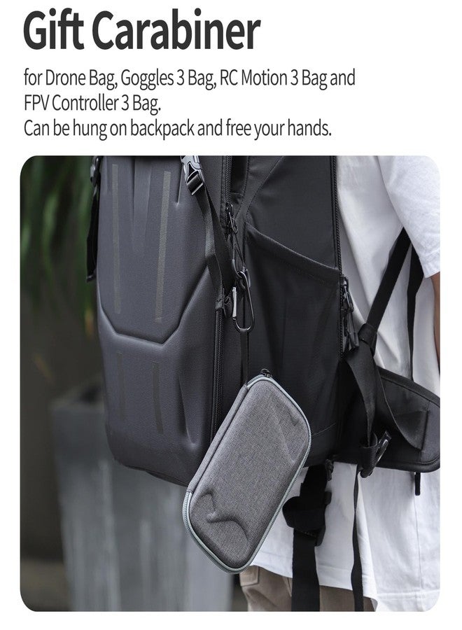 FSIDIWT Portable Carrying Case for DJI Goggles 3, Storage Hard Case Travel Handbag Compatible with DJI Avata 2 Goggles 3/Avata Goggles 2 - Image 5