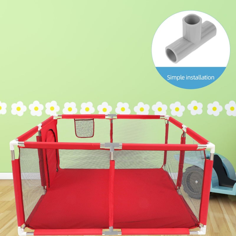 Baby Playpen Replacement Connectors 4Pcs T-Shaped Joints Tent Accessories - Image 3