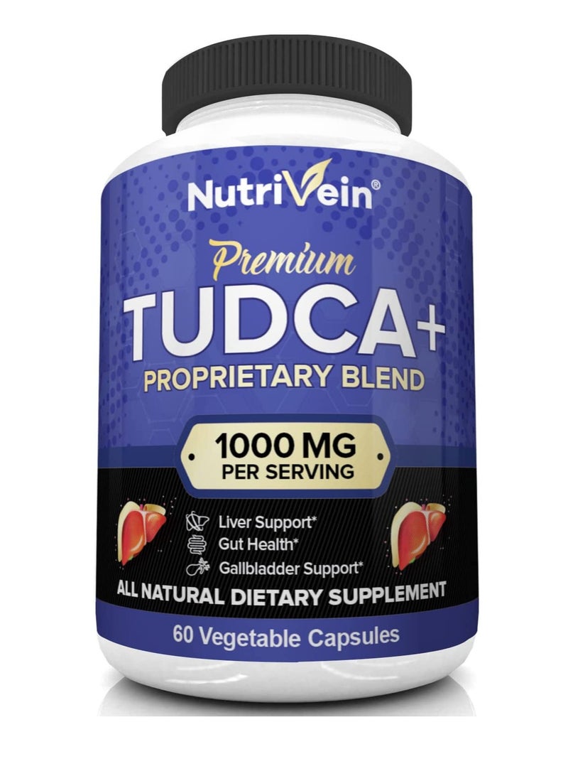 نيوتريفين TUDCA+ مكمل دعم الكبد 1000 مجم 60 كبسولة