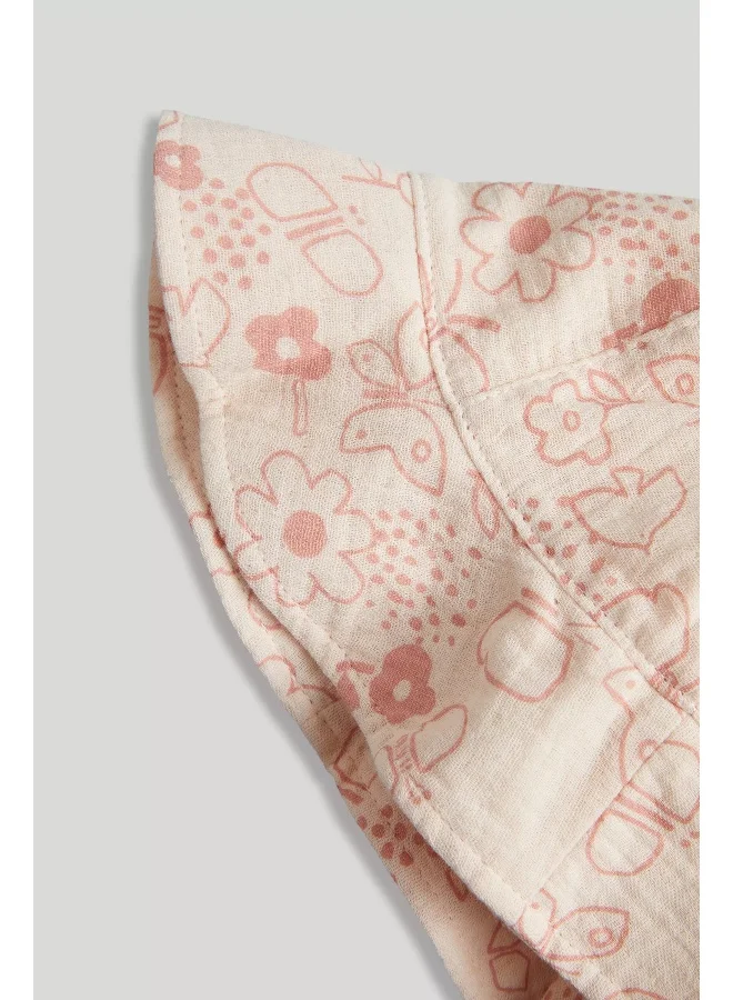mothercare Pink Floral UPF50+ Sun Hat