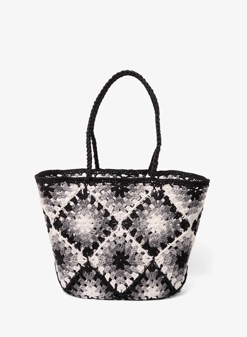 بلو فانيلا Crochet Simple Tote Bag