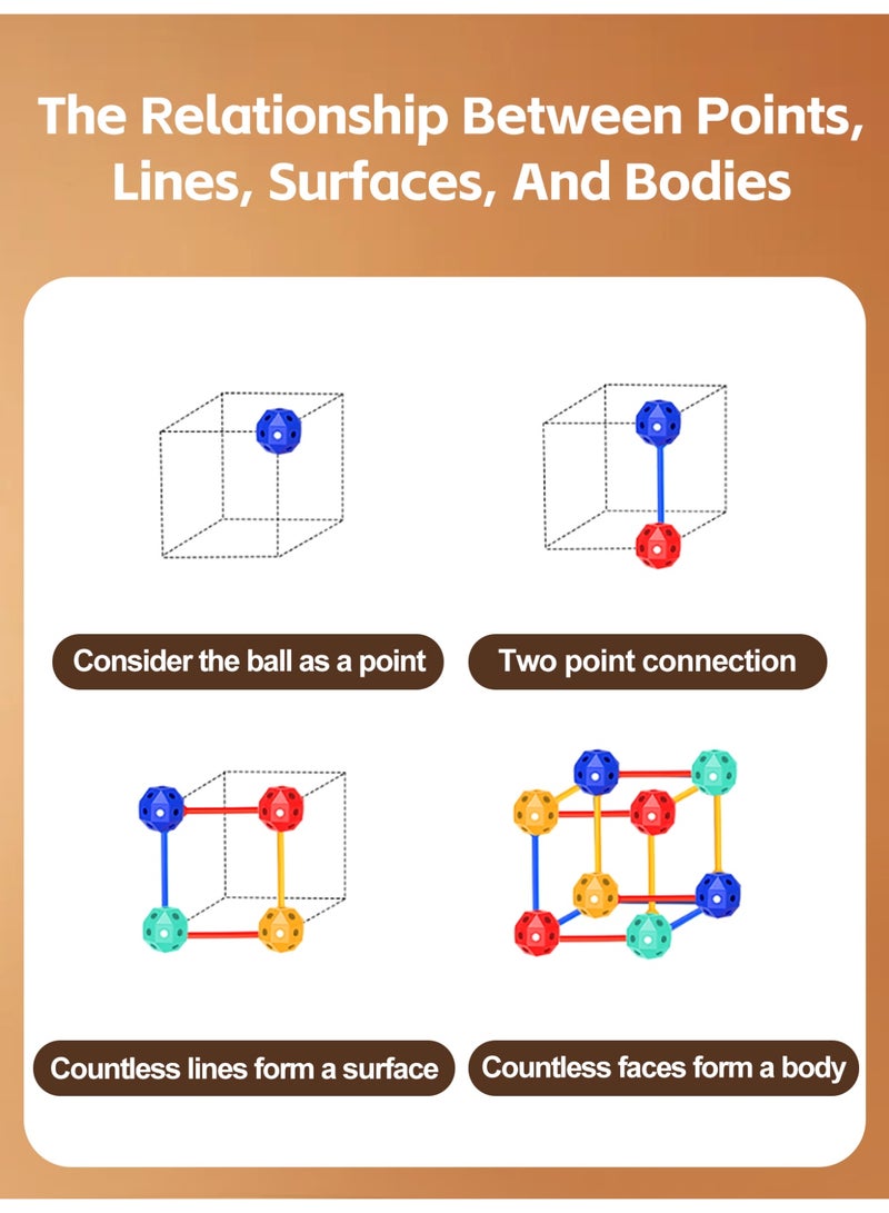 ألعاب تعليمية STEM، هندسة بناء إبداعية | مجموعة مكعبات بناء تعليمية ممتعة للأولاد والبنات من عمر 3 سنوات فما فوق، أفضل هدية للأطفال - Image 5