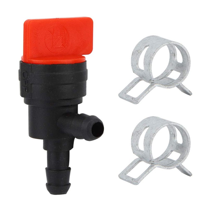 Plastic 90 Degree Fuel Shut Off Valve With Clamp For 698181 494539 697944 35857 - Image 2