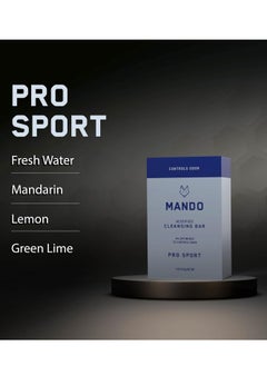 Mando Mando Acidified Cleansing Bar - 24-Hour Odor Control - Removes Odor Better than Soap - Moisturizing Formula - SLS Free, Paraben Free - Safe For Sensitive Skin - Pro Sport  - Image 4
