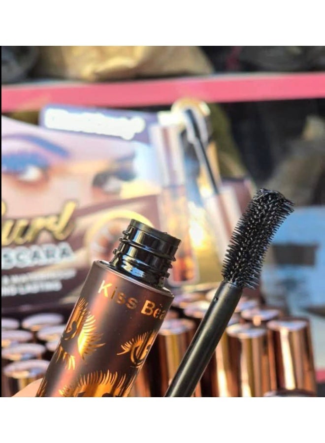 Kiss Beauty 2 packs of Kiss Beauty Mascara, thick, waterproof, and long-lasting  - Image 3