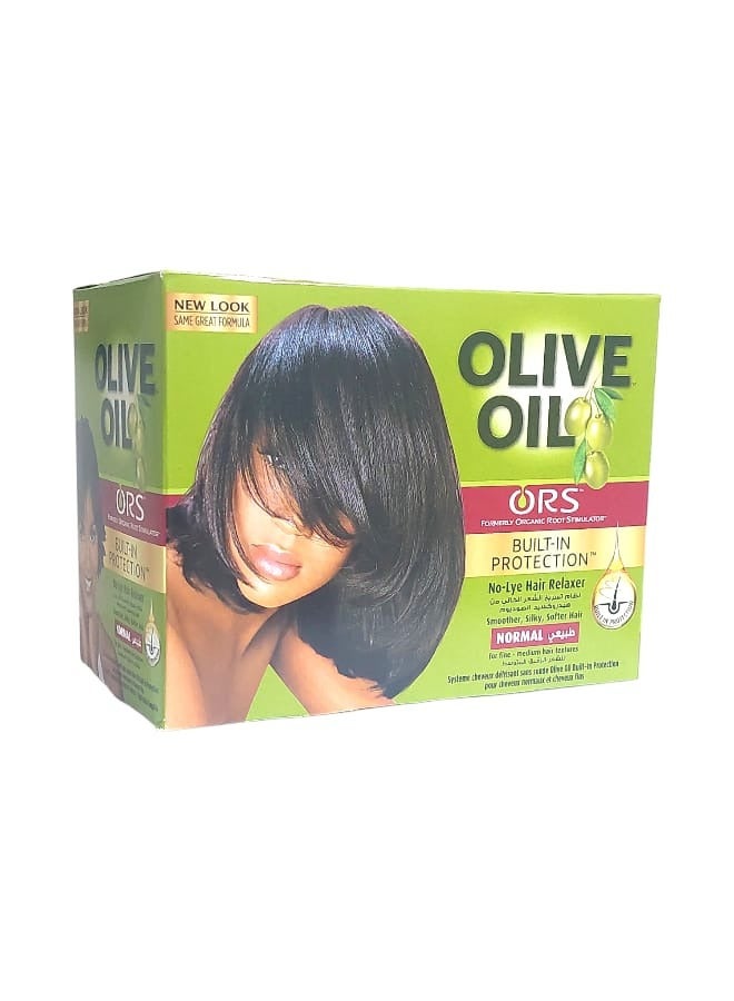 ORS Olive Oil Built-In Protection Normal No-Lye Hair Relaxer, 1 complete application‏ - Image 2
