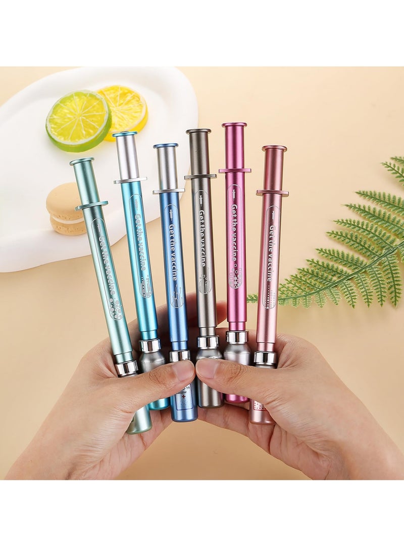 6-Pack Luminous Syringe Pens - Vibrant Gel Ballpoint Pens for School, Office, and Party Use, Available in 6 Colors - pzsku/Z71A2368DAA18B5F36917Z/45/_/1723080531/0963e654-2021-4988-9131-65f732b2cdec