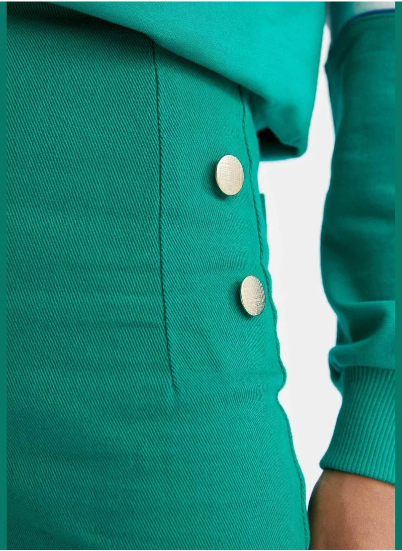 DeFacto Woman Crop Wide Leg Trousers