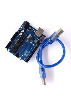 Arduino Uno R3 Development Board with USB Cable – Microcontroller Board for Arduino Projects, DIY Electronics & Prototyping  - Image 1