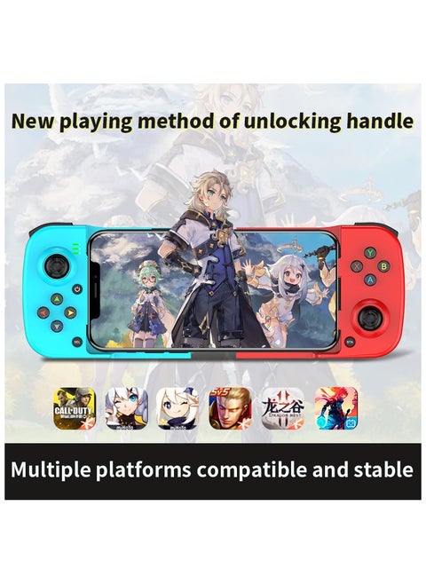 Mobile Game Controller Gamepad for iPhone iOS Android PC: Works with iPhone 15/14/13/12/11/X, iPad, Samsung Galaxy, TCL, Tablet, Call of Duty, Diablo Immortal - Directly Play