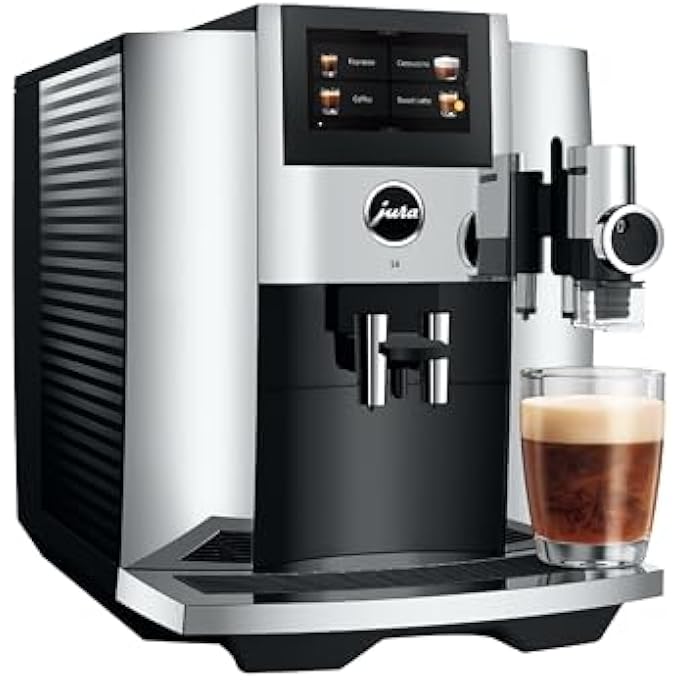 jura S8 Chrome Automatic Coffee Machine 15 Specialty Drinks Touch Display - Image 3