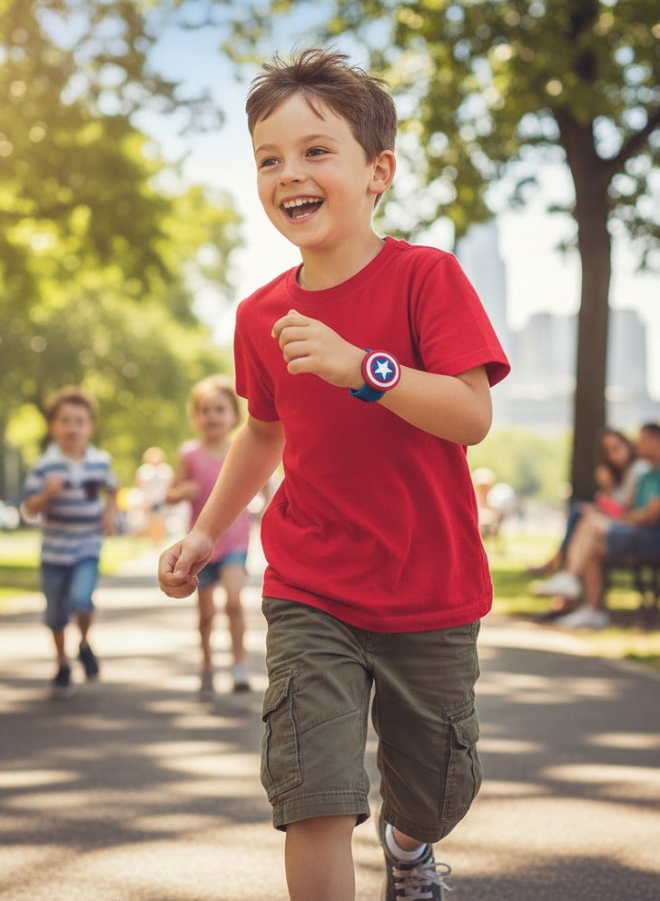 SARAOONT 4-Piece Superhero Slap Bracelet Set - Featuring Iconic Characters Superman, Batman, Captain America, and Spiderman - Perfect Party Favors for Kids - Image 5