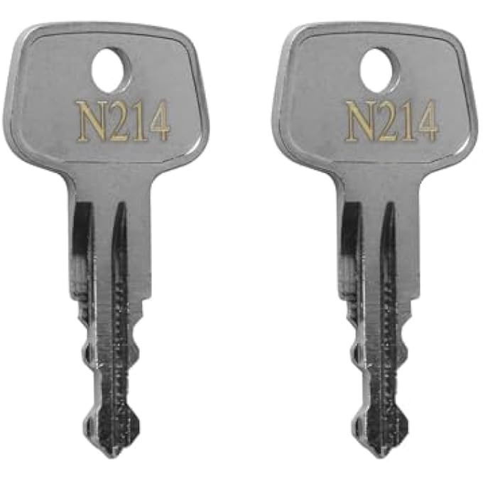 rayihni N214 Errebi Replacement Key, Car Rack Key for Yakima and Thule Ski,Cargo Box,Roof,Carrier Racks and Crossbars-Codes N214[2 pac] - Image 3