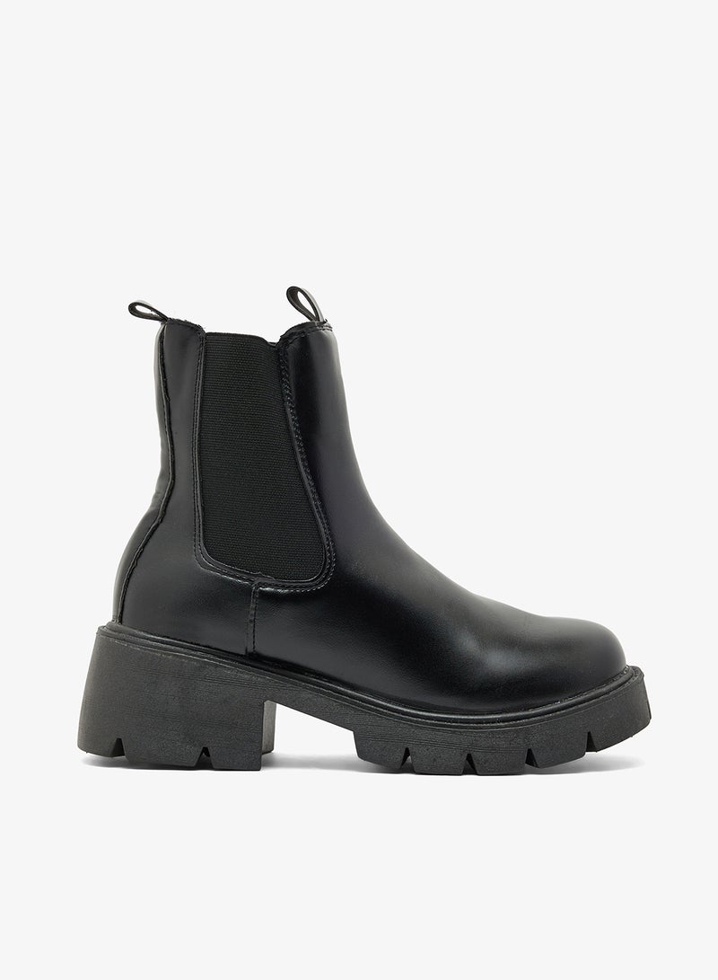 ايلا بوت للكاحل بنعل سميك - Image 1