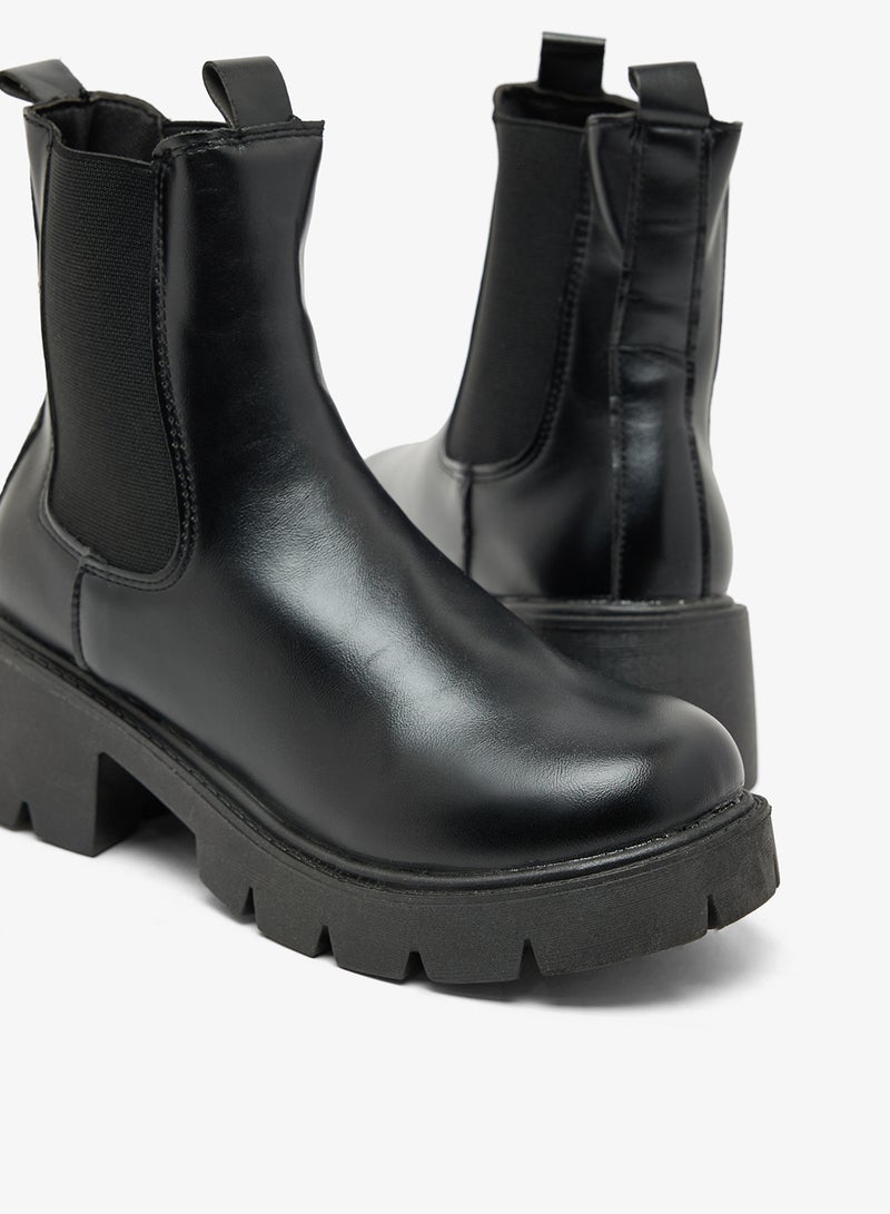 ايلا بوت للكاحل بنعل سميك - Image 4