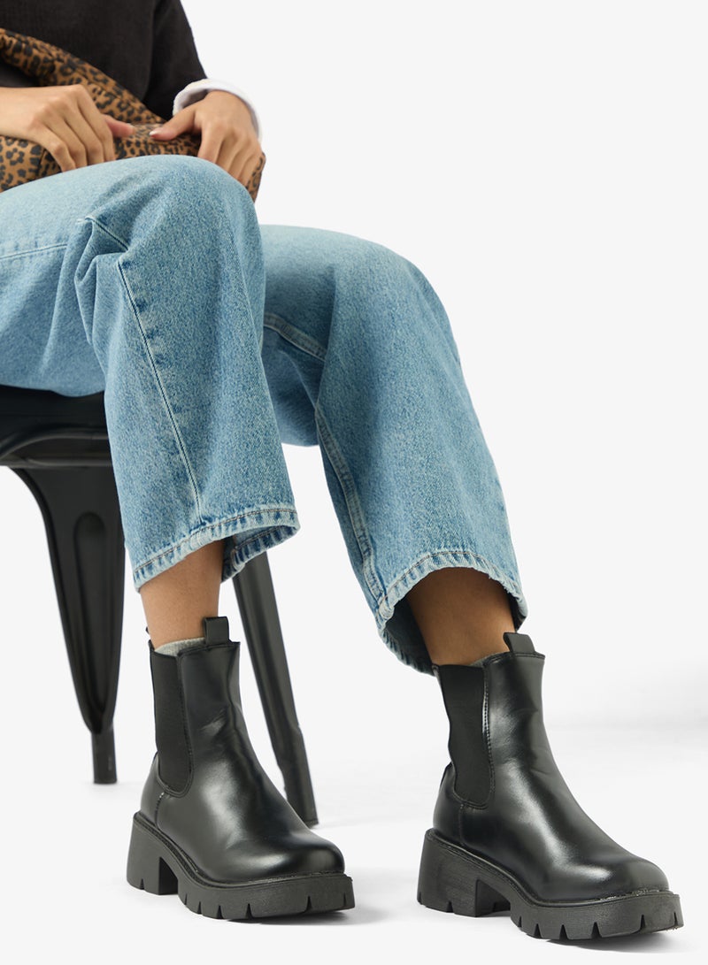 ايلا بوت للكاحل بنعل سميك - Image 5