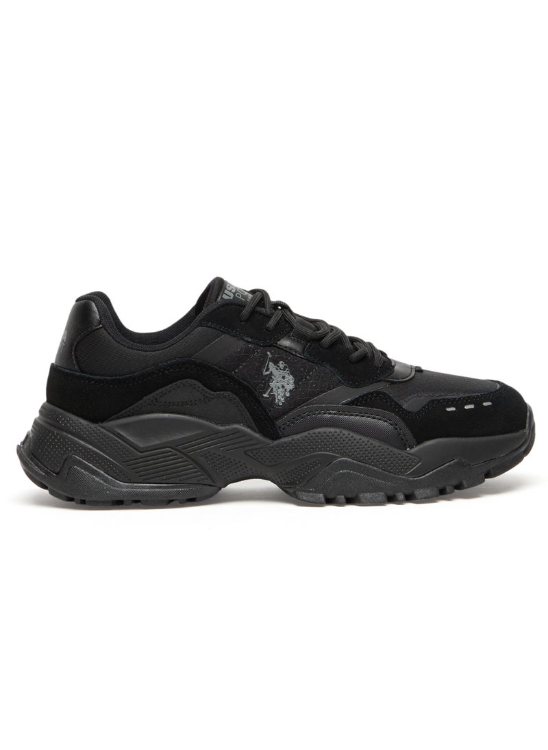 U.S. Polo Assn. - Women's Black Sneakers - Bold Rugged Style with Durable Sole for Outdoor Wear - Image 1