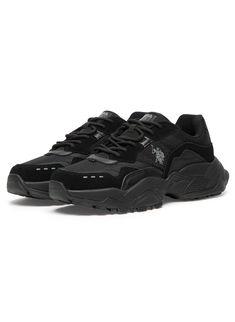 U.S. Polo Assn. - Women's Black Sneakers - Bold Rugged Style with Durable Sole for Outdoor Wear - Image 1