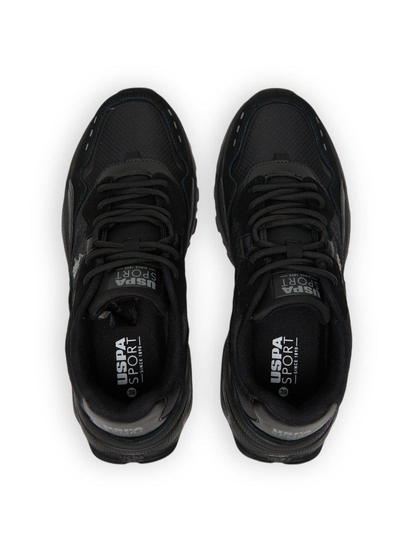 U.S. Polo Assn. - Women's Black Sneakers - Bold Rugged Style with Durable Sole for Outdoor Wear - Image 1