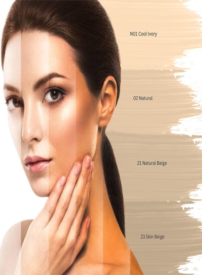 ME-ON High Coverage Foundation (Shade 21 - Natural Beige) - Image 4