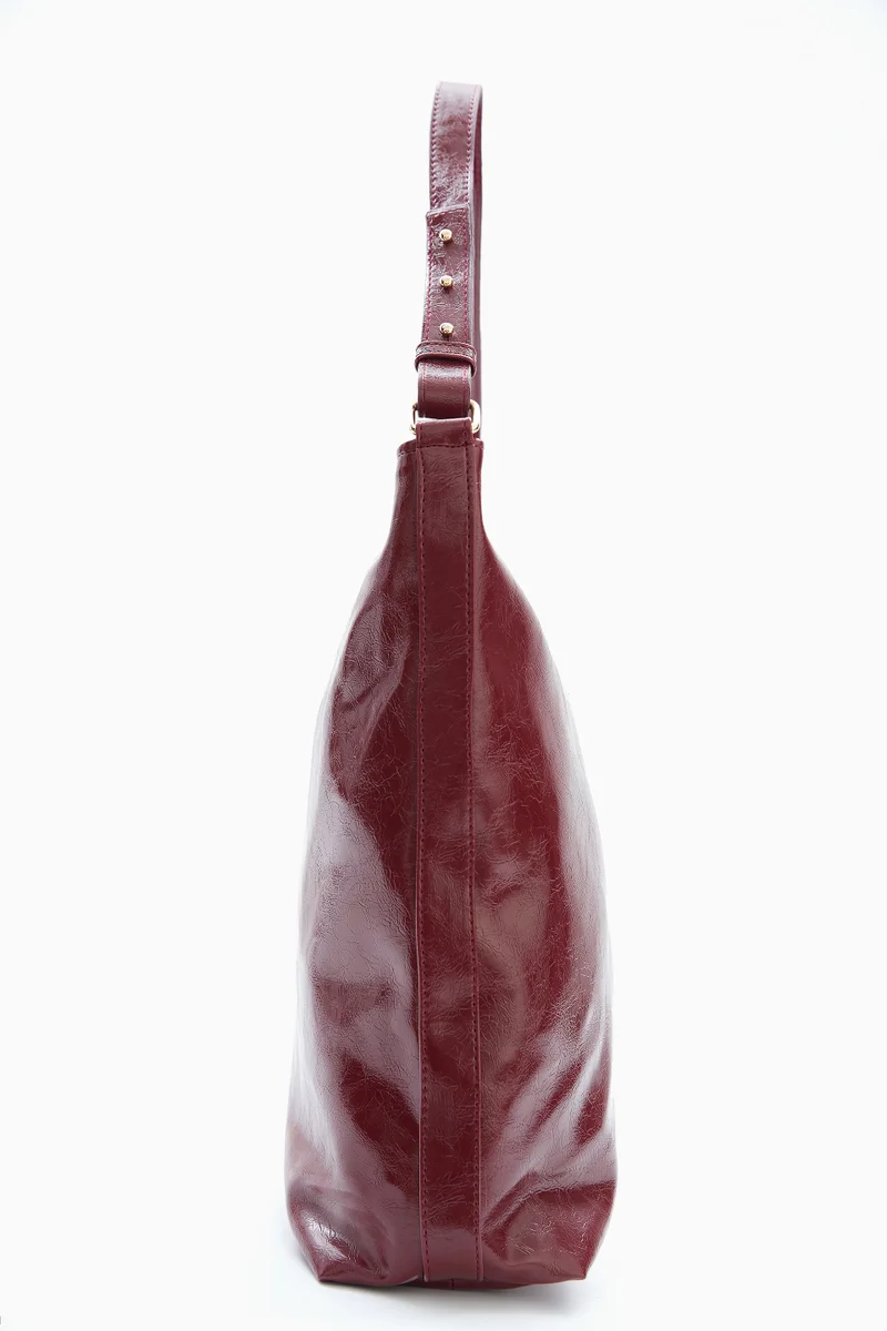 Wecre8 Maroon Hobo Shoulder Bag by WECRE8