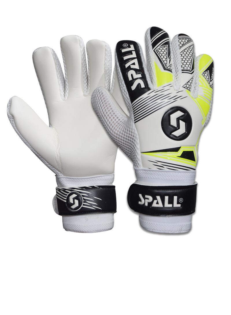 سبال قفازات حارس مرمى كرة القدم، قفازات احترافية غير قابلة للانزلاق لحارس المرمى، مع قبضة قوية وحماية، مسامية ومقاومة للاهتراء وقفازات حارس المرمى الواقية للشباب والكبار - Image 1