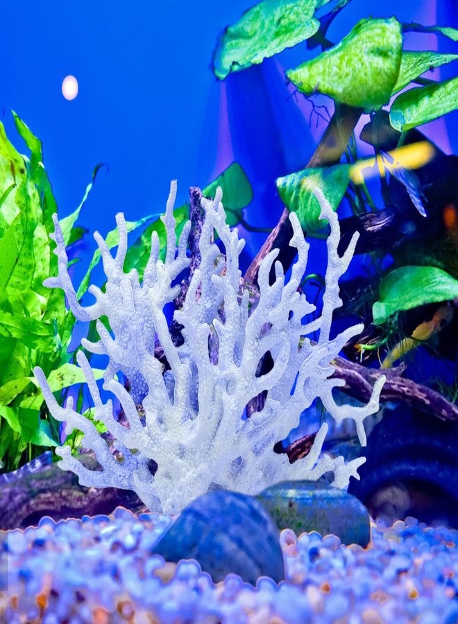BLLREMIPSUR 2 PCS Aquarium Coral Ornament, Blue Pink Coral Reef Decor, Artificial Plants Fish Tank Decorations - Image 5